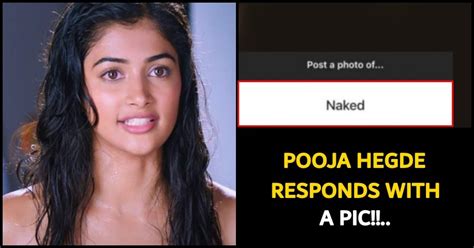 pooja hegade nude|Fan asks Pooja Hegde for naked photo, heres what she shared